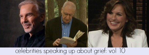 celebrities speaking up about grief