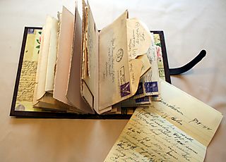 binding letters into books
