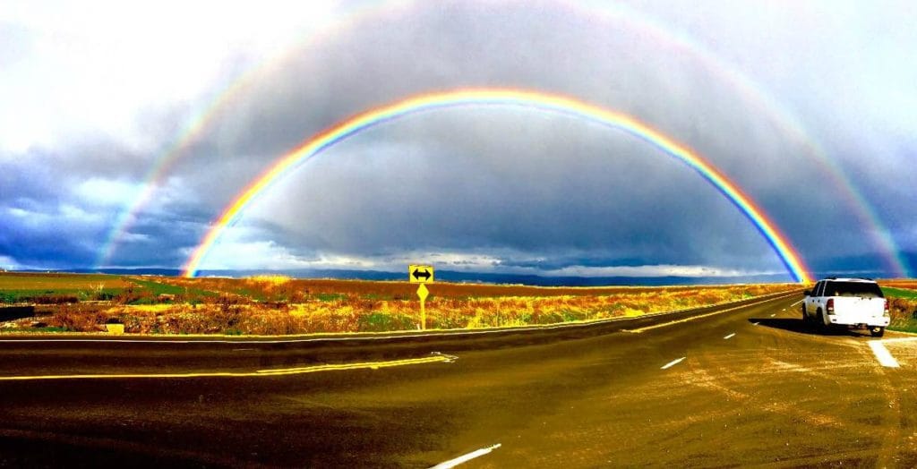 two rainbows