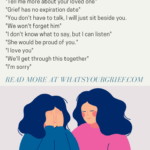What to say when someones mother dies