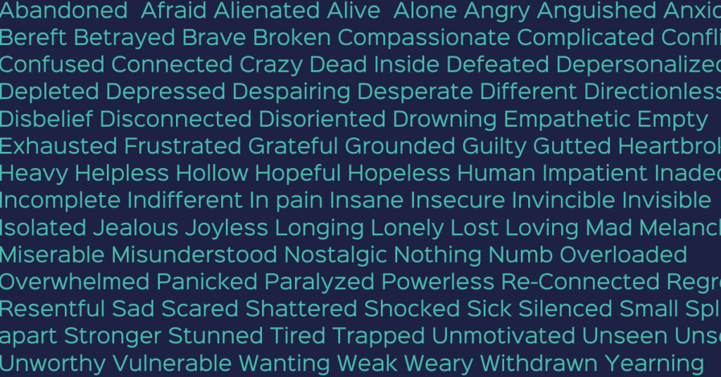 grief feelings grief emotions