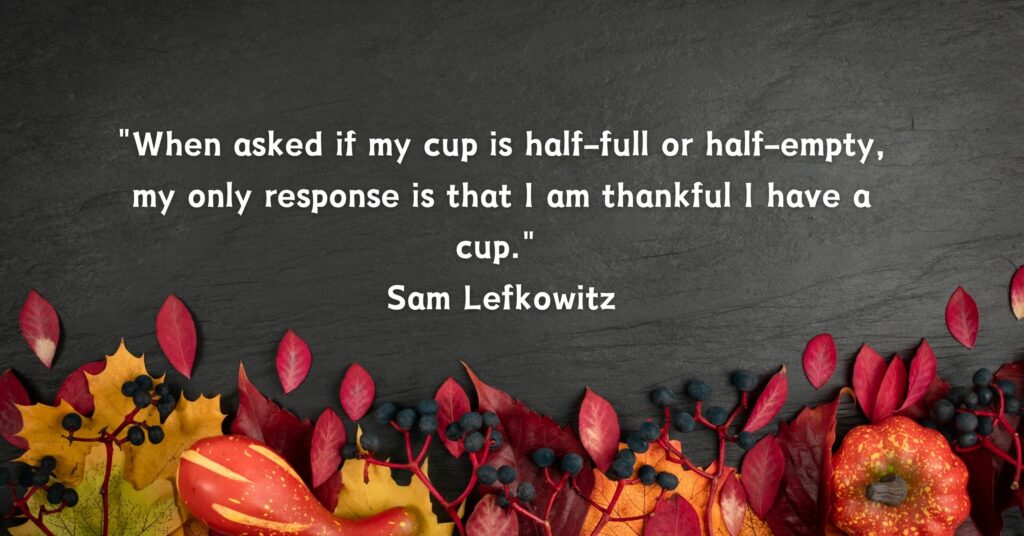 thanksgiving quotes after losing a loved one